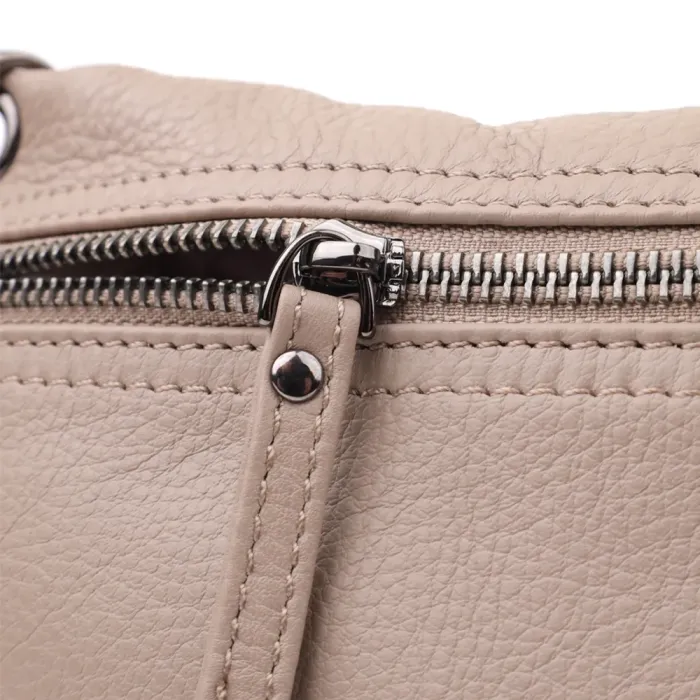 Стильна сумка на плече з натуральної шкіри Vintage 23005 Сірий