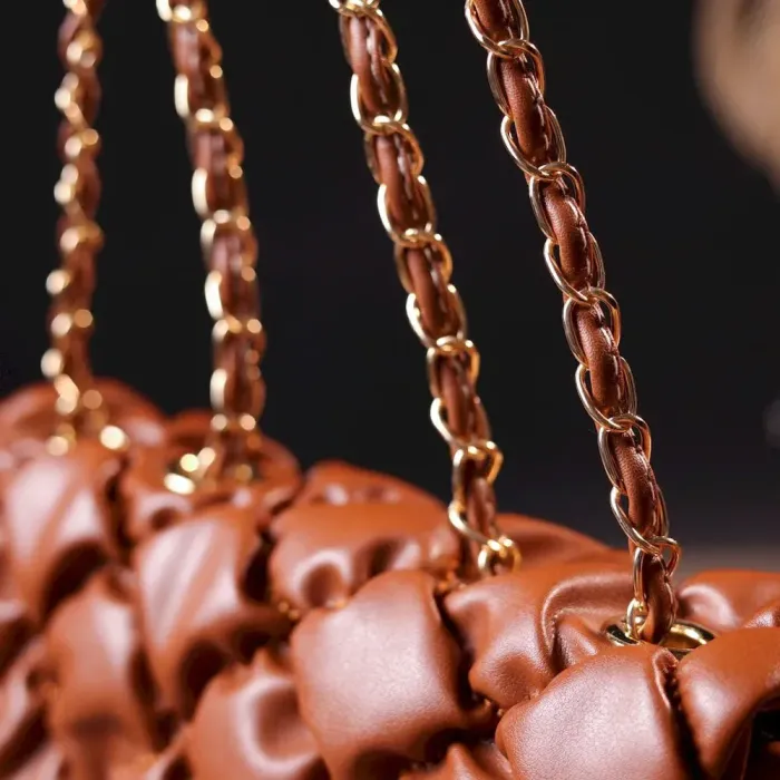 Оригінальна сумка жіноча з еко-шкіри Vintage 18711 Коричневий