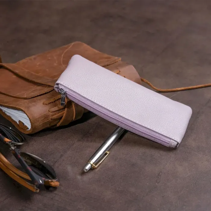 Ключниця-гаманець з кишенькою унісекс ST Leather 19350 Лілова