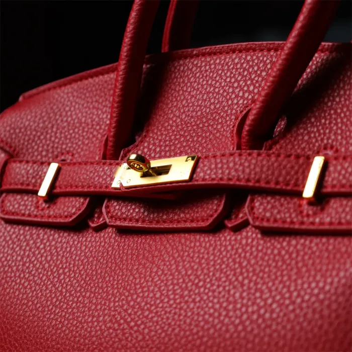 Стильна жіноча сумка з екошкіри Vintage 15153 Червоний