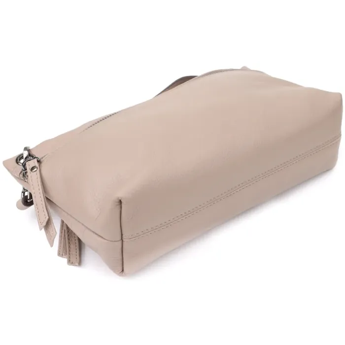 Стильна сумка на плече з натуральної шкіри Vintage 23005 Сірий