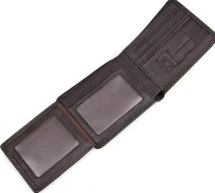 Бумажник мужской Vintage 14507 кожаный Коричневый