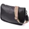 Стильна сумка на плече з натуральної шкіри Vintage 23001 Чорний