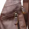 Практична чоловіча сумка з великою кількістю кишень із натуральної шкіри Vintage 22962 Коричневий