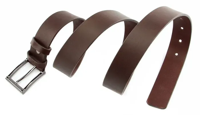 Ремень мужской GRANDE PELLE 00235 кожаный Коричневый