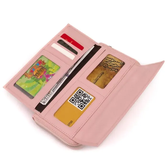 Гаманець пастельний ST Leather 19297 Рожевий