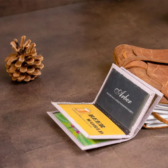 Візитниця-книжка ST Leather 19216 Лілова