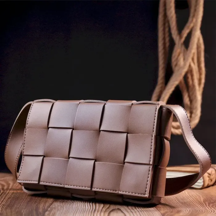 Оригінальна жіноча сумка зі шкірозамінника Vintage 18708