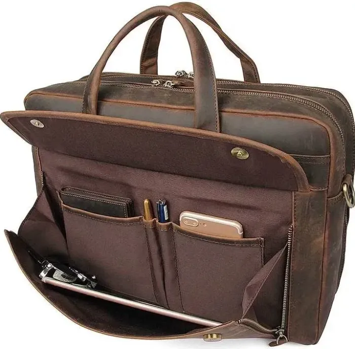 Сумка для ноутбука Vintage 14522 шкіряна