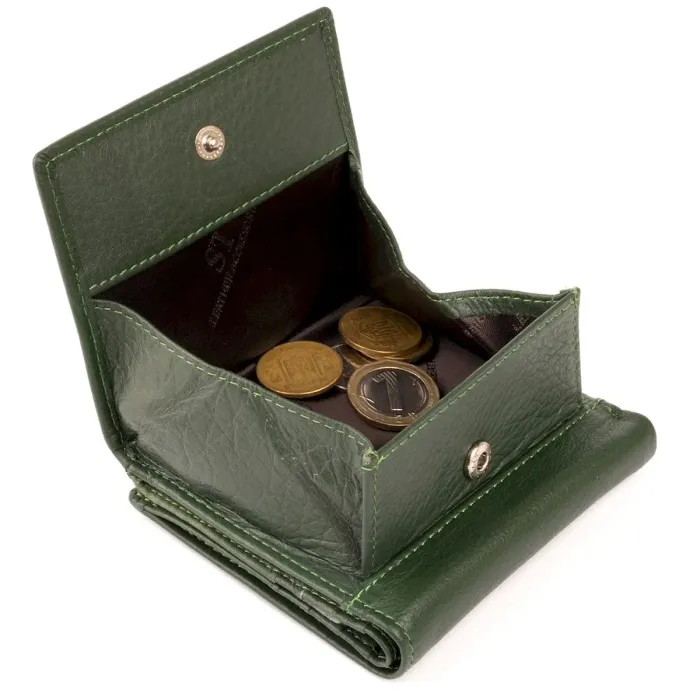 Компактный кошелек женский ST Leather 19262 Зеленый