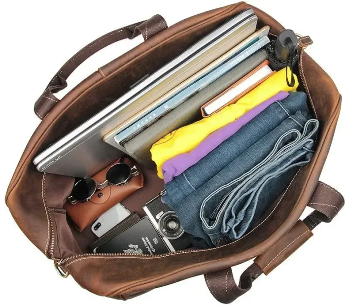 Сумка дорожня Vintage 14505 Коричнева