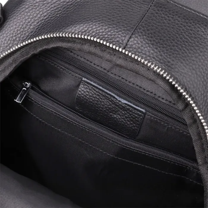 Стильний жіночий рюкзак з натуральної шкіри Vintage 23056 Чорний