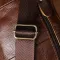 Цікава чоловіча сумка через плече з гладкої натуральної шкіри Vintage 22965 Коричневий