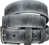 Ремінь чоловічий Grande Pelle 11064 Шкіра Сірий