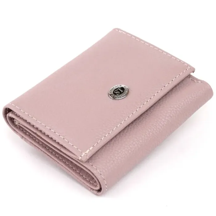 Маленьке портмоне зі шкіри жіноче ST Leather 19355 Лілове