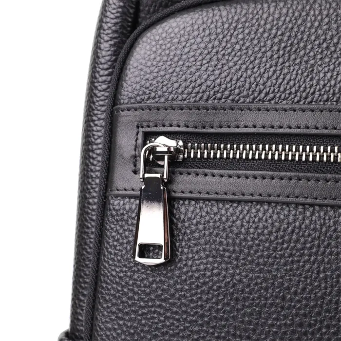 Міський рюкзак унісекс з натуральної шкіри Vintage 23046 Чорний