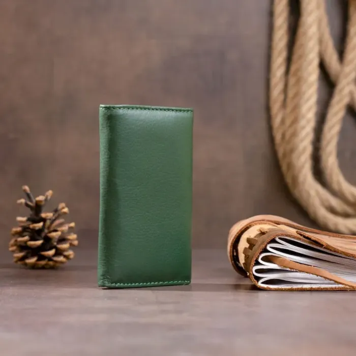 Ключниця-гаманець унісекс ST Leather 19224 Зелена