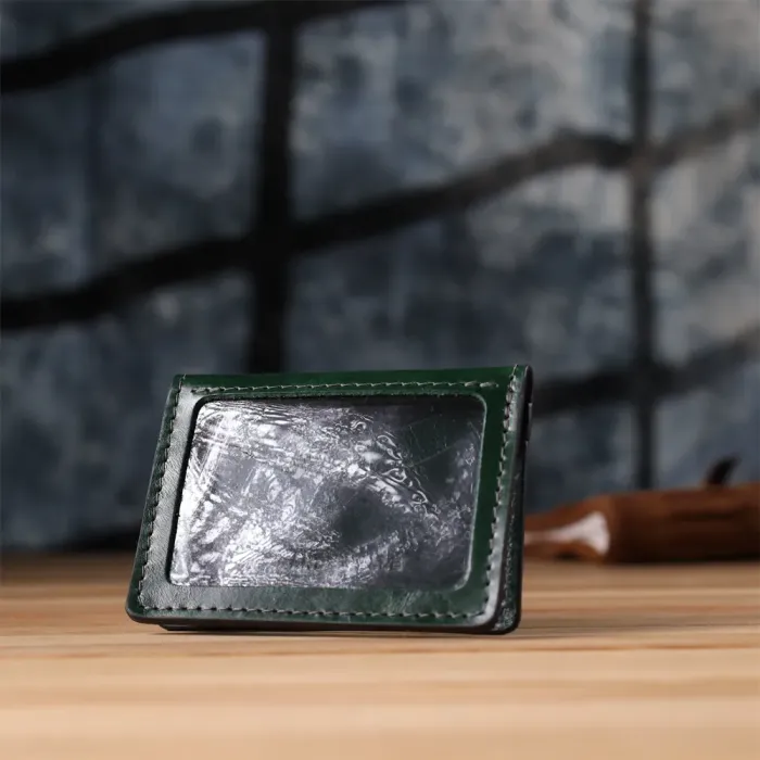 Чудова обкладинка на документи з натуральної гладкої шкіри GRANDE PELLE 22942 Зелений