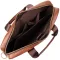 Чоловічий діловий портфель з натуральної шкіри Vintage 23038 Коричневий