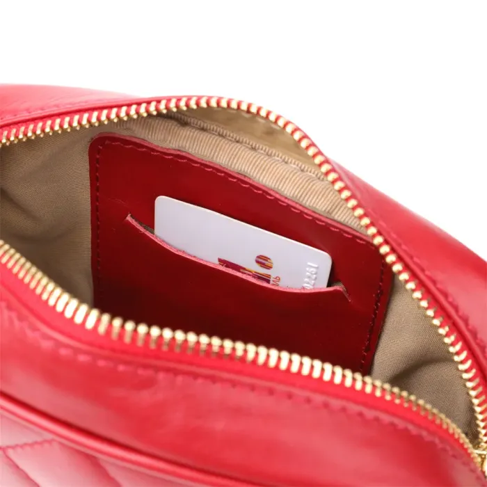 Стильна сумка з натуральної шкіри Tony Perotti 20838_1 (CA006-01DR dk red) Червоний