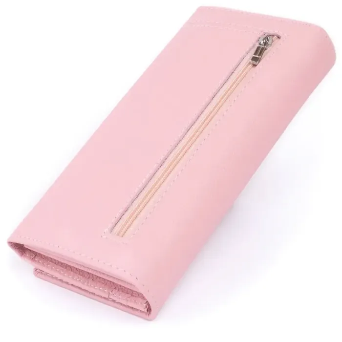 Гаманець на магнітах із клапаном жіночий ST Leather 19245 Рожевий