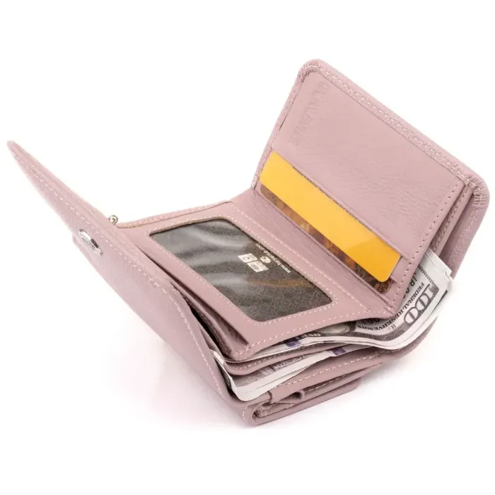 Компактний жіночий гаманець ST Leather 19254 Ліловий