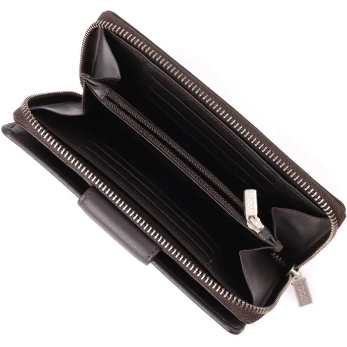 Стильний жіночий вертикальний гаманець із натуральної шкіри Tony Perotti 20878_1 (5084 moro) Коричневий