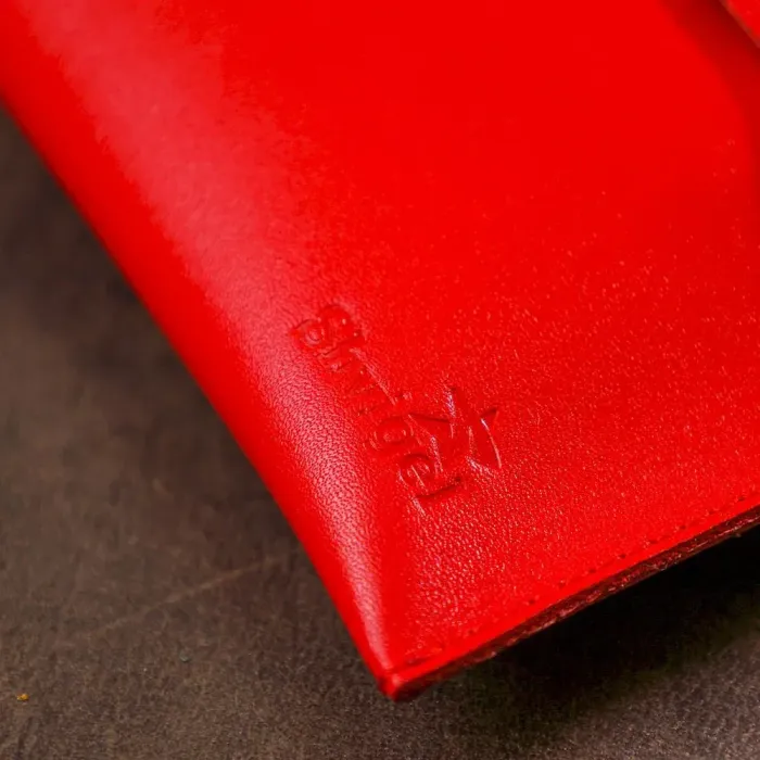 Жіноча шкіряна тревел-косметичка Shvigel 16421 Червоний