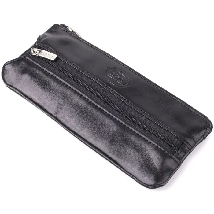 Містка ключниця на одне відділення з гладкої натуральної шкіри Tony Perotti 20851_1 (2686 nero) Чорний