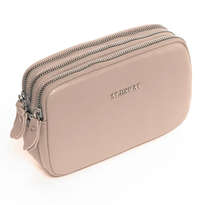 Сумка Женская Клатч кожа ALEX RAI 60061 beige