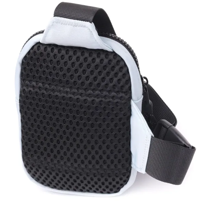 Практична слінг сумка для подорожей із якісного текстилю Vintage 22868 Блакитний