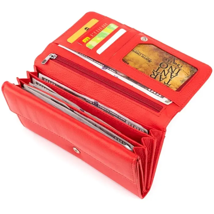 Гаманець шкіряний жіночий ST Leather 19287 Червоний
