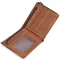 Практичний гаманець для чоловіків з натуральної шкіри 22856 Vintage Коричневий