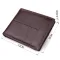 Горизонтальний стильний гаманець з натуральної шкіри Vintage 22888 Коричневий