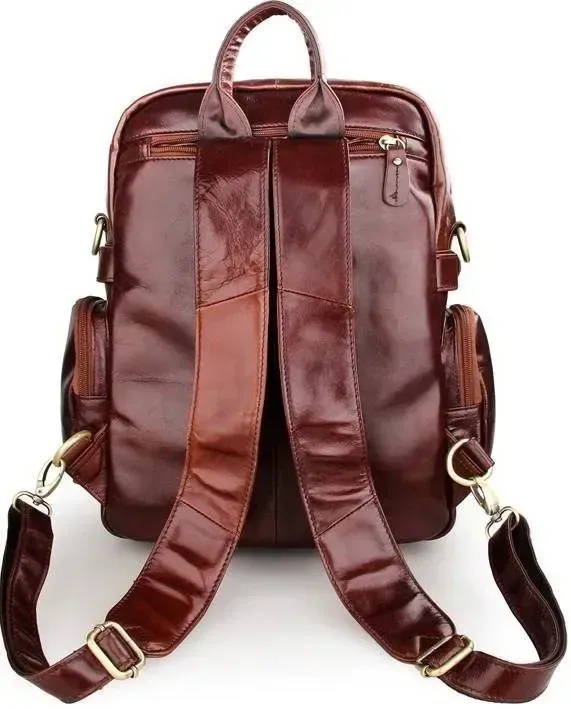 Рюкзак Vintage 14520 кожаный Коричневый