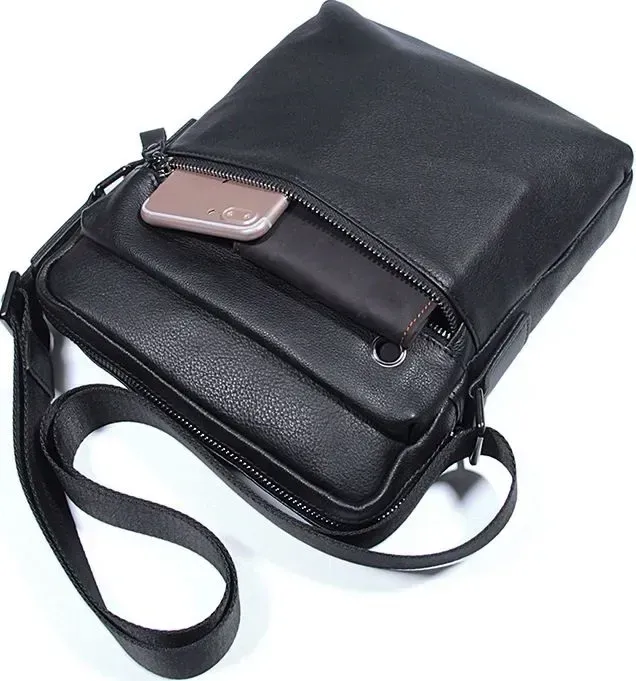 Сумка чоловіча Vintage 14486 Чорна