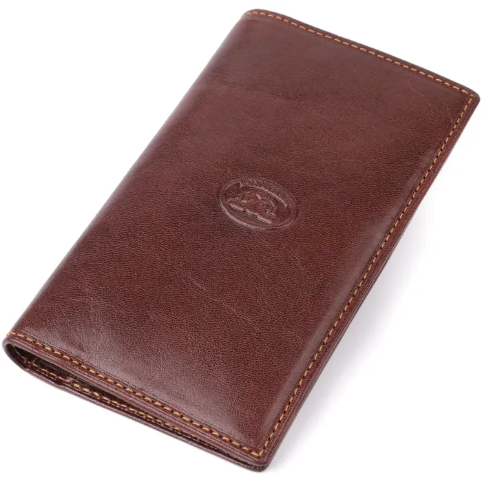 Чоловічий гаманець з натуральної глянсової шкіри Tony Perotti 20888_1 (1438 moro) Коричневий