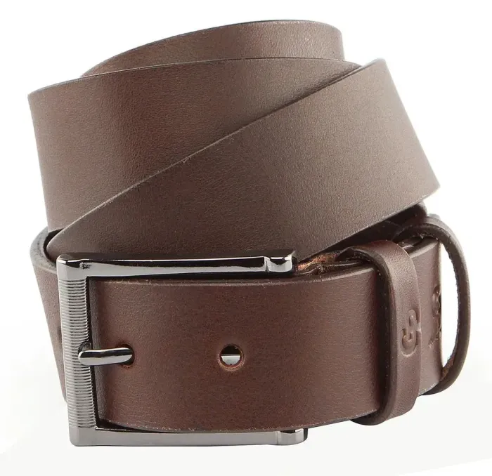 Ремень мужской GRANDE PELLE 00235 кожаный Коричневый