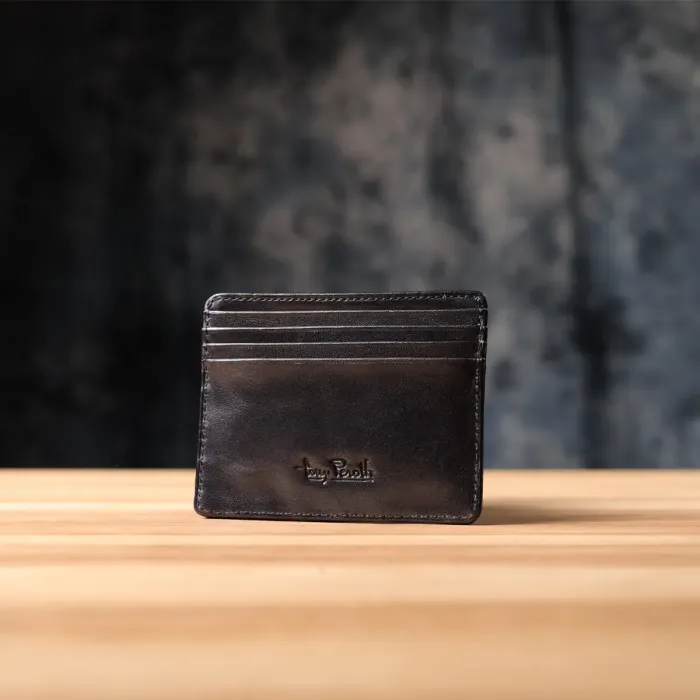 Стильний картхолдер із глянсової натуральної шкіри Tony Perotti 20894_1 (2236 nero) Чорний