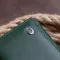 Кошелек горизонтальный с монетником на молнии унисекс ST Leather 19359 Зеленый