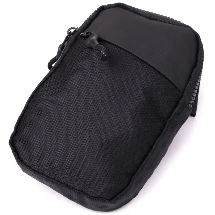 Слінг сумка для подорожей із якісного текстилю Vintage 22866 Чорний