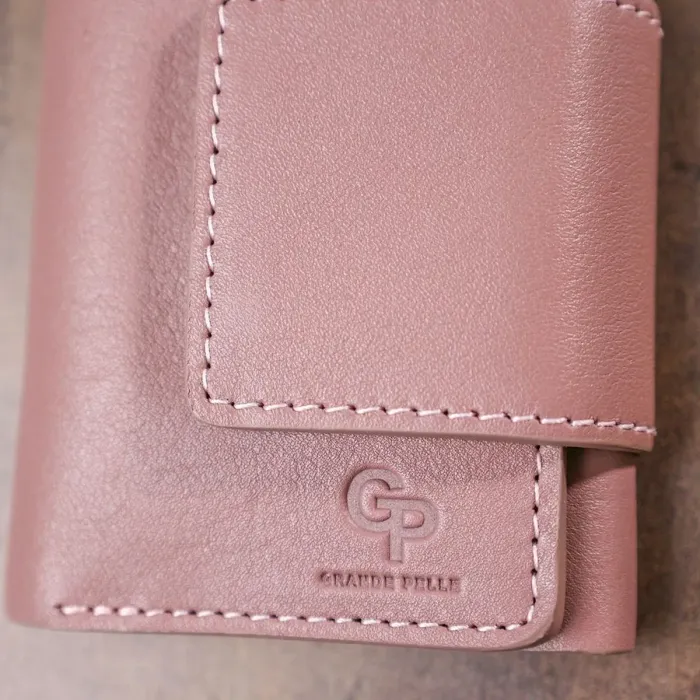 Чудове жіноче портмоне Grande Pelle 11575 Рожевий