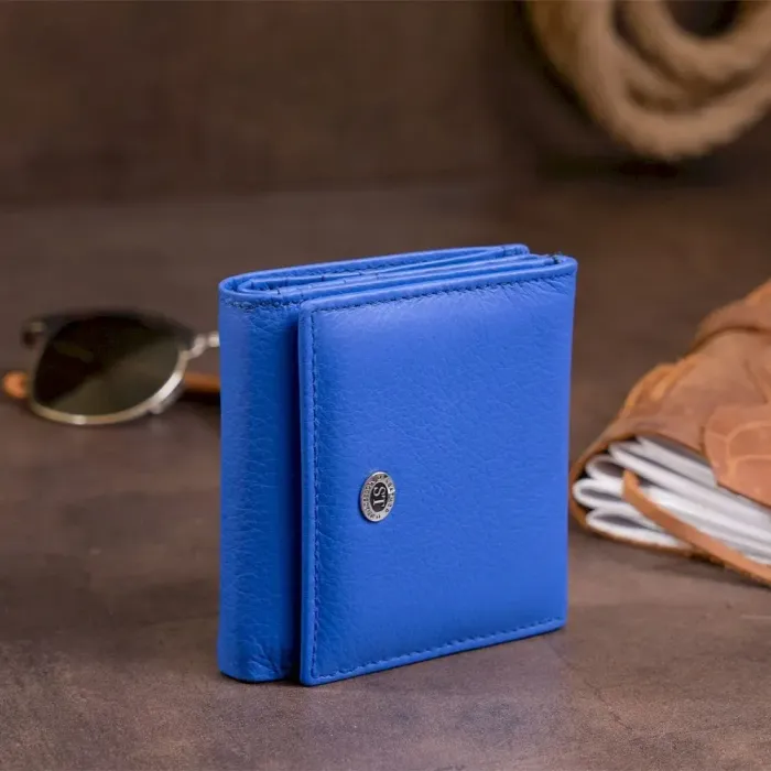 Компактный кошелек женский ST Leather 19263 Синий
