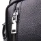 Практична вертикальна сумка для чоловіків із натуральної шкіри Vintage 15114 Чорний