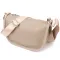 Практична напівкругла сумка для жінок з натуральної шкіри Vintage 22907 Бежевий
