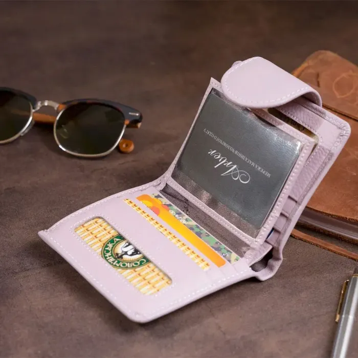 Маленький гаманець з монетницею позаду жіночий ST Leather 19266