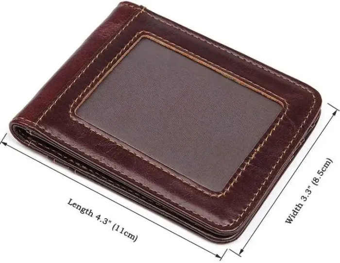 Затискач для купюр Vintage14513 Коричневий