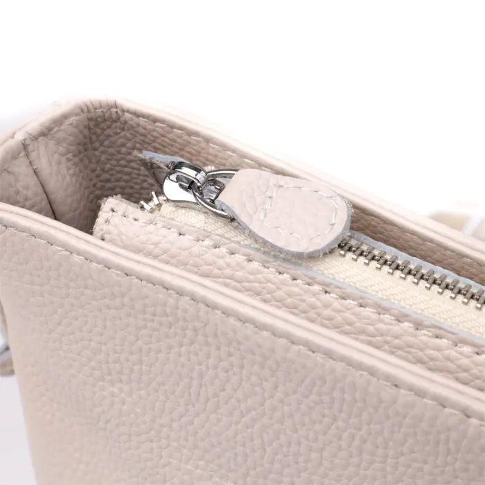 Повсякденна плечова сумка з натуральної шкіри Vintage 22915 Білий