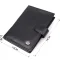 Містка обкладинка на документи унісекс з натуральної шкіри ST Leather 23116 Чорний