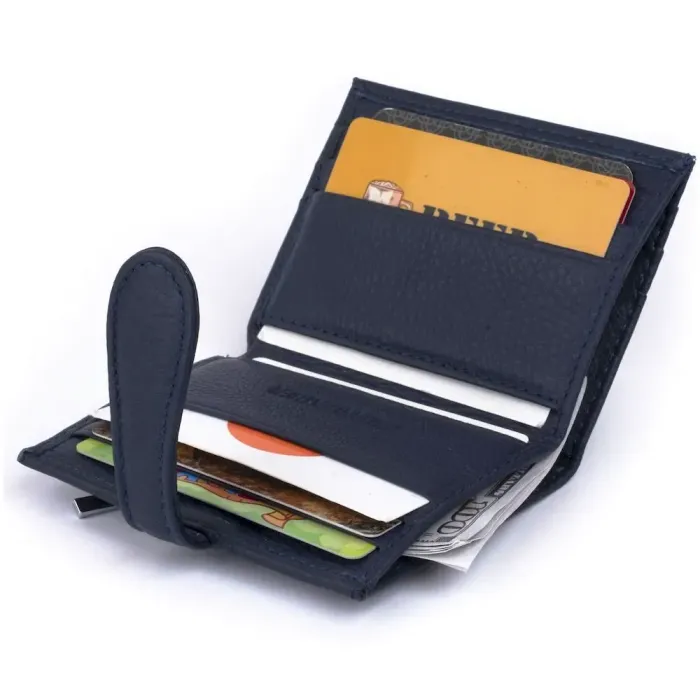 Кошелек-визитница ST Leather 19210 Темно-синий